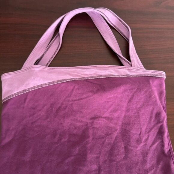 Lululemon Tank Top Built In Bra Size 8 Purple - Picture 2 of 6
